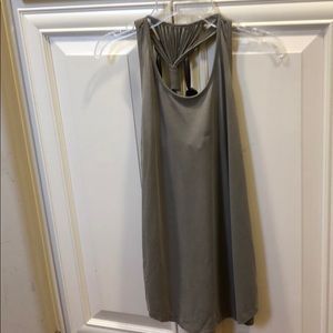 Naked Zebra Tan Racerback Tank Top
